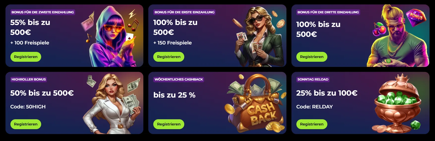 Spinmama Casino-Boni